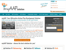 Tablet Screenshot of affirmativeaction.com